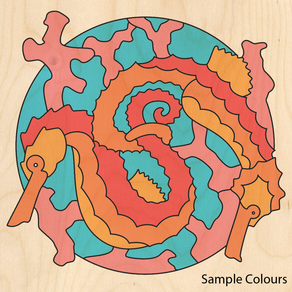 Seahorses – Coaster – Morag Hickman Shop